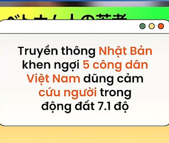 5 LAO ĐỘNG VIỆT NAM DŨNG CẢM CỨU CỤ BÀ 90 TUỔI TRONG ĐỘNG ĐẤT TẠI NHẬT BẢN