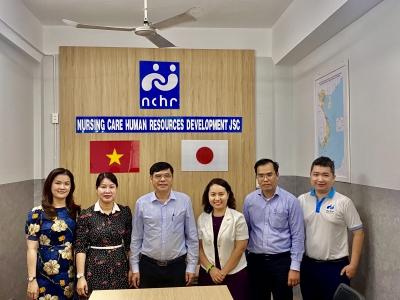 SỞ LAO ĐỘNG THƯƠNG BINH VÀ XÃ HỘI ĐẾN THĂM VÀ LÀM VIỆC VỚI CÔNG TY CỔ PHẦN PHÁT TRIỂN NGUỒN NHÂN LỰC ĐIỀU DƯỠNG CHĂM SÓC