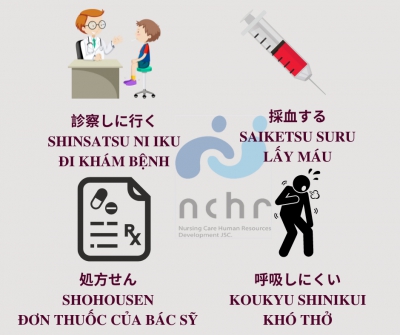 Từ Vựng Tiếng Nhật Khi Đi Khám Bệnh